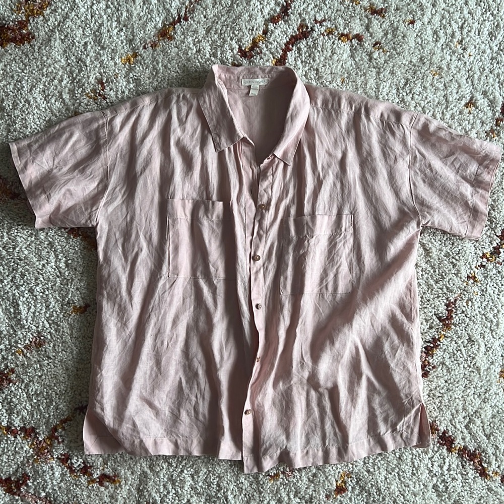 Organic Linen Eileen Fisher Blouse